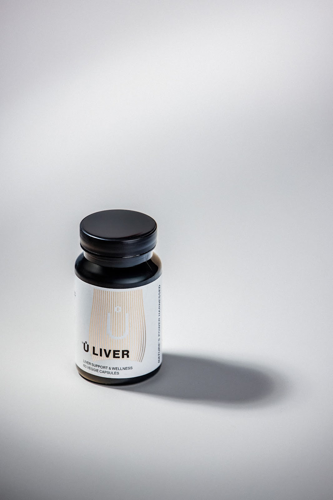 Ů GEN Ů LIVER vegan capsules, 99% purity supplement with zero pill fillers.