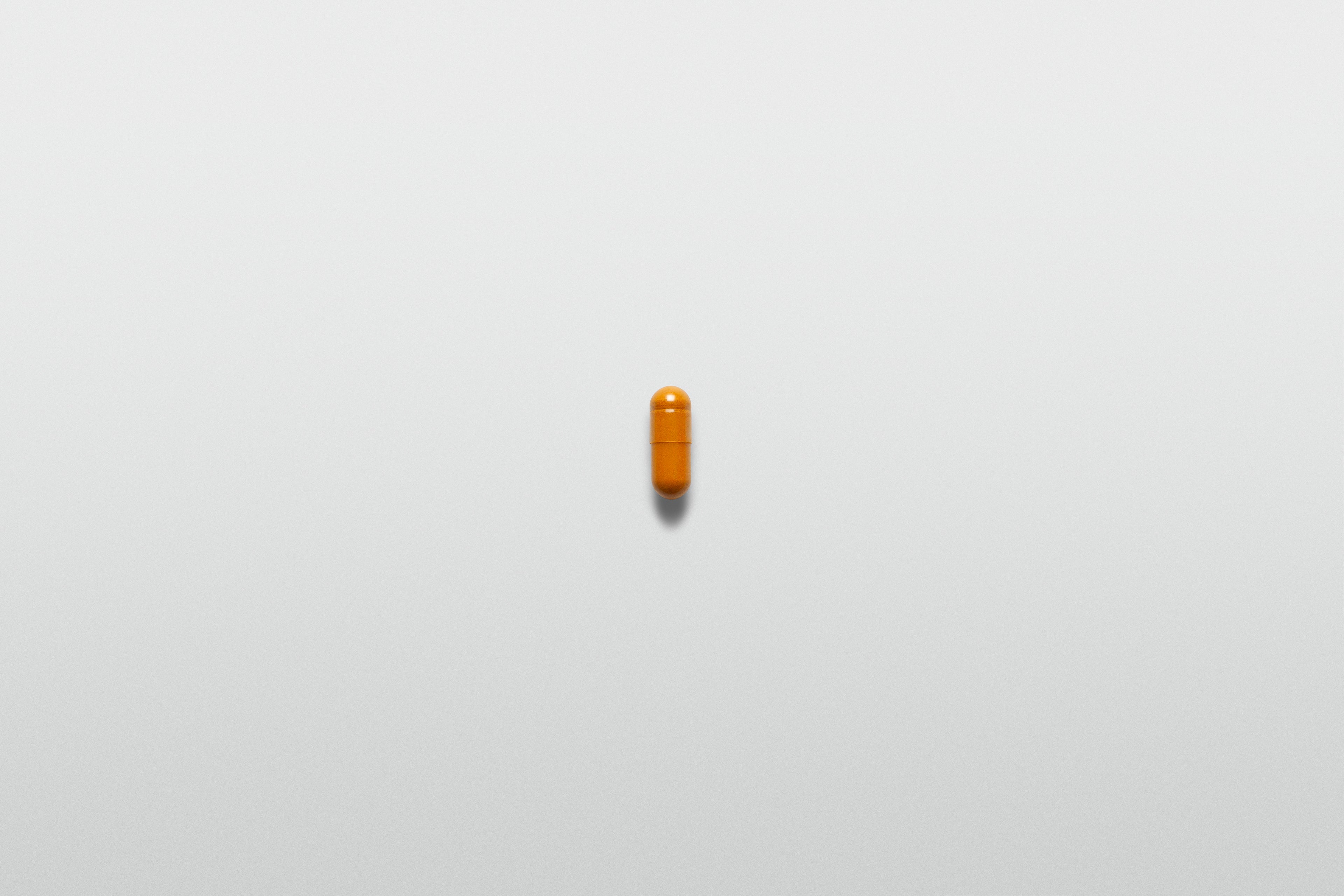 A photo of a u blood capsule from u gen wellness.