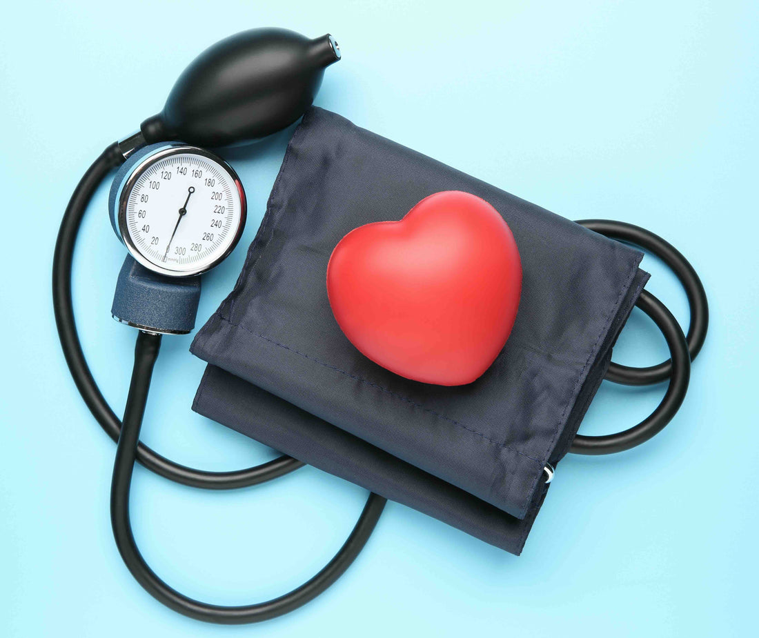 A photo of a blood pressure measuring device for blood pressure regulation, something that U HEART heart health supplements can help with.