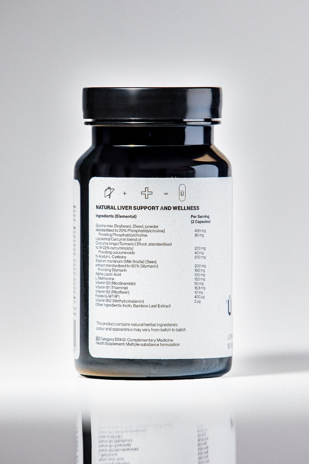 Ů LIVER dietary supplement by Ů GEN, formulated with precision plant-based ingredients.