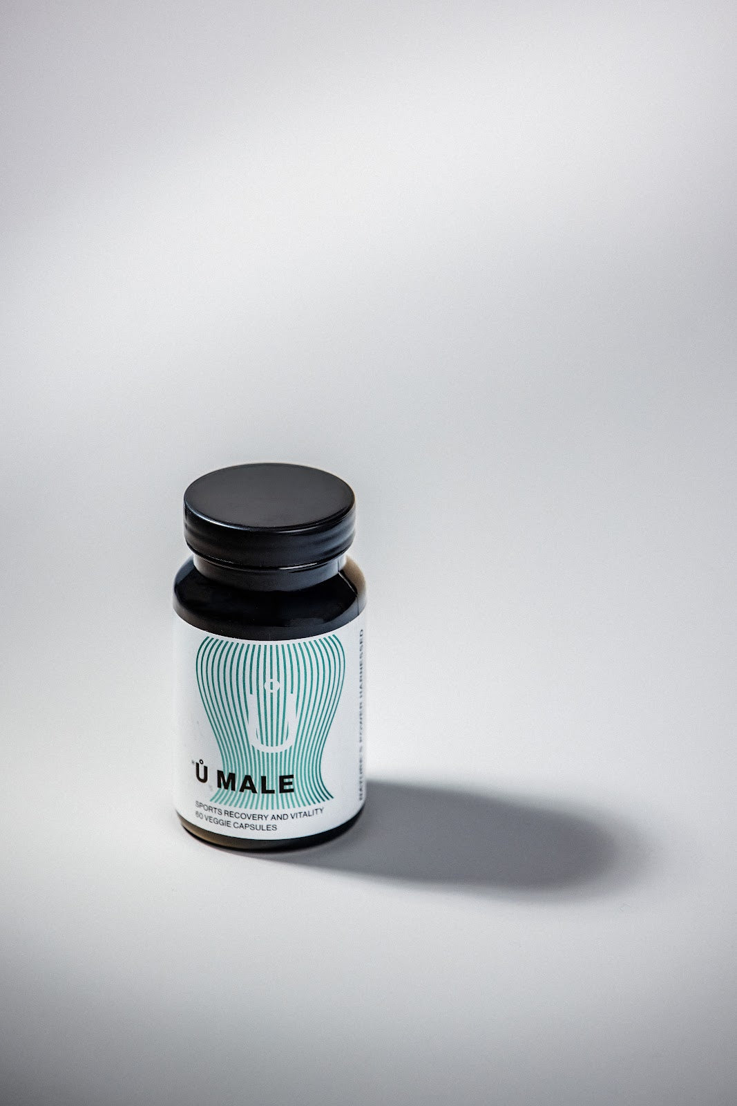 Ů MALE plant-based supplement by Ů GEN, formulated for active men.