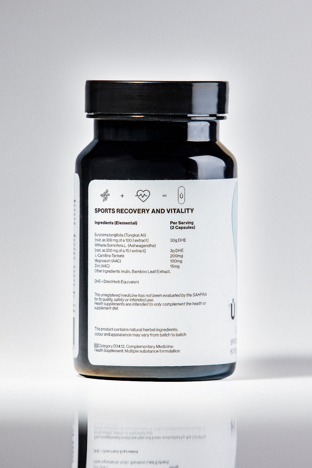 Ů GEN Ů MALE vegan capsules for daily vitality, featuring 99% purity and zero pill fillers.